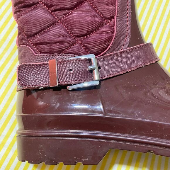 Michael Kors quilted rubber rain boots - Picture 9 of 10